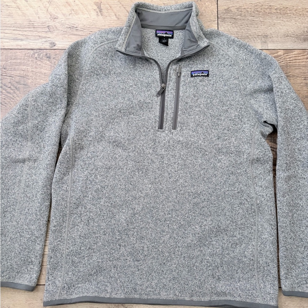 Patagonia Heather Gray Fleece Pullover